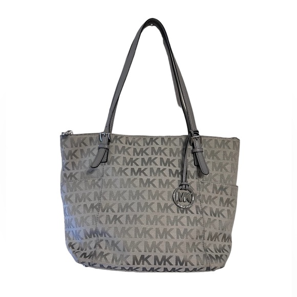 MICHAEL Michael Kors Handbags - Michael Kors Signature Logo Printed Canvas Tote Shoulder Bag
